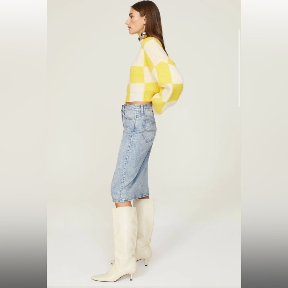 LEE Mid Rise Denim Skirt, RTR - Picture 4 of 11